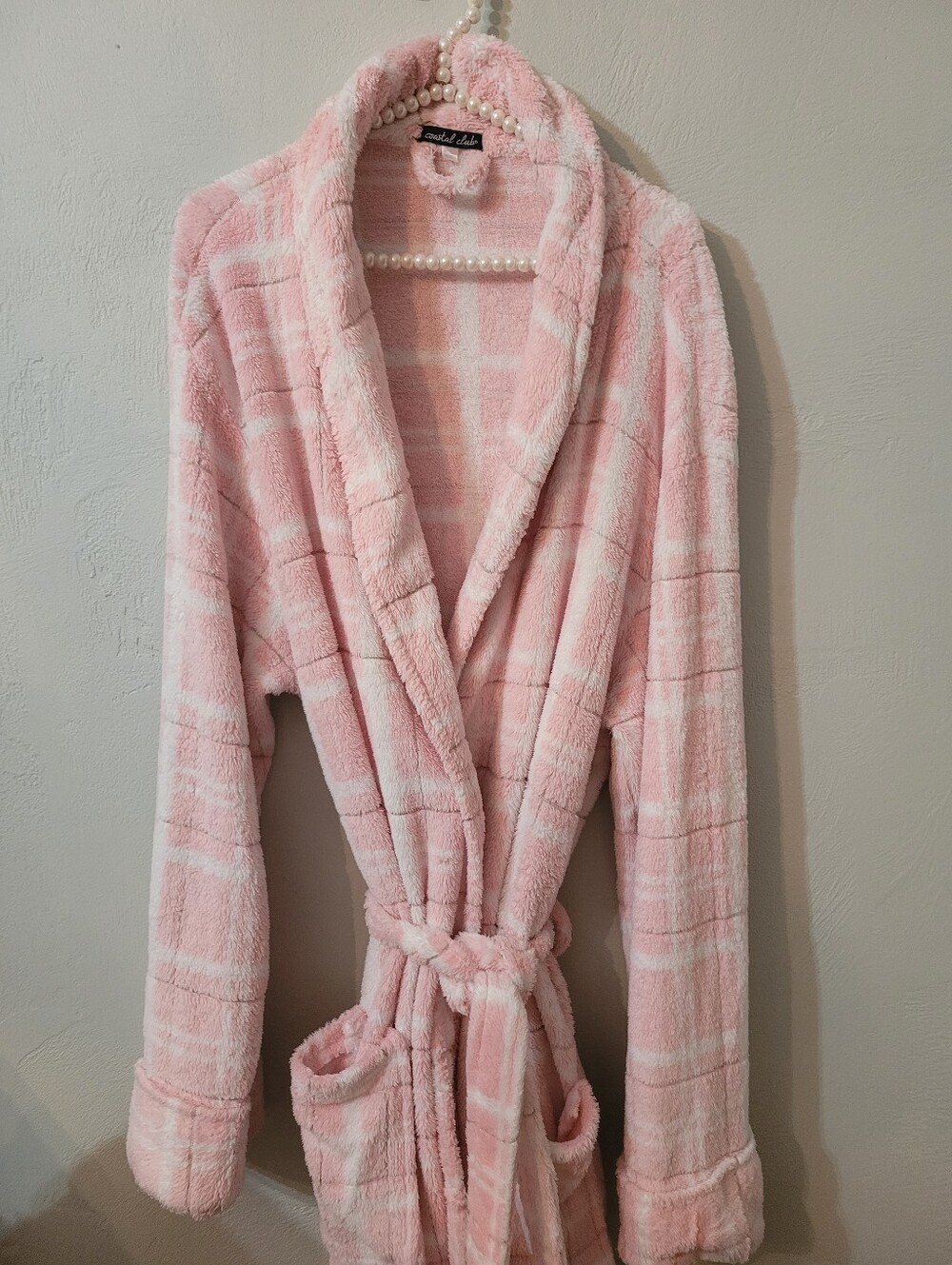 Plush Cozy Pink Plus Size Women's Robe Size 1X!